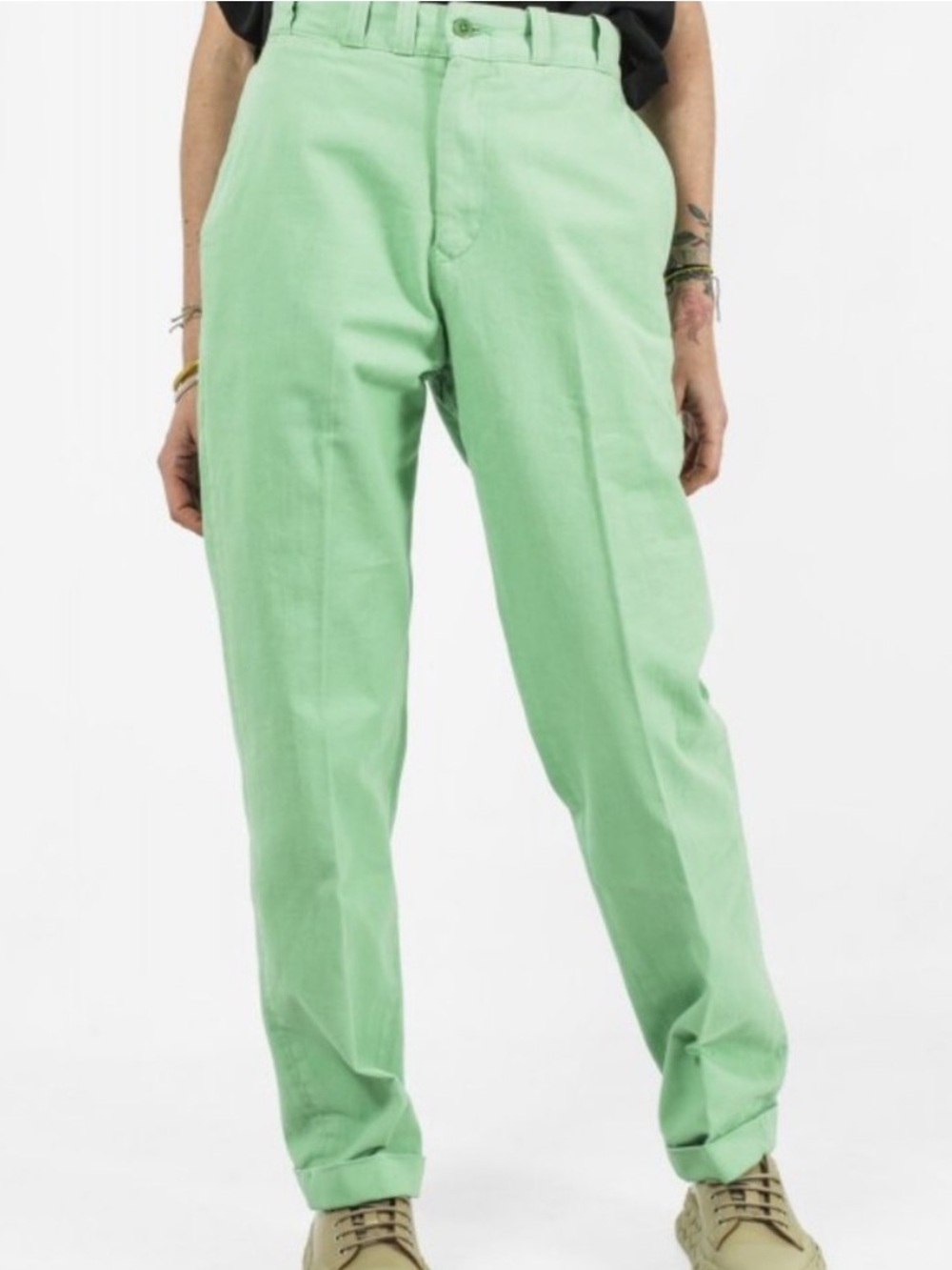 Levi's Vintage Tab Twills mint Green Chico Pants 25x32 sail cloth sanforized